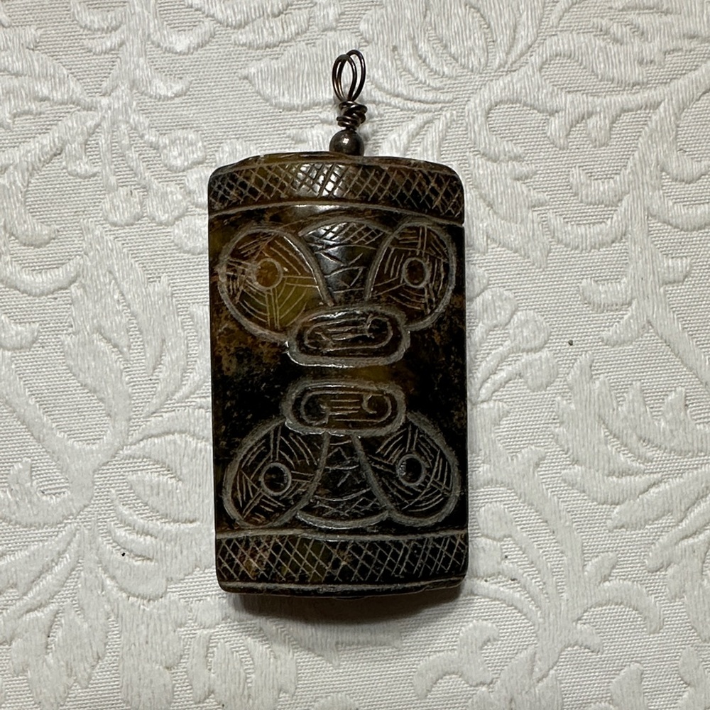 Carved Stone Pendant